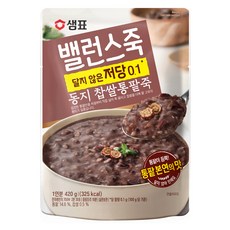 샘표 밸런스죽 동지 찹쌀통팥죽, 420g, 1개