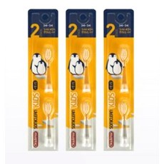 oradense 兒童電動牙刷替換刷頭 2階段 2入, 單一商品, 3個