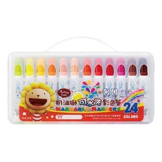 SIMBALION 雄獅 奶油獅 可水洗彩色筆 BLW-24A, 24色, 1盒