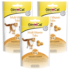 Gim Cat 俊寶俊喵 三合一維他命營養錠, 免疫力, 40g, 3包