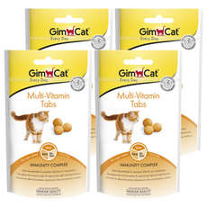 Gim Cat 俊寶俊喵 三合一維他命營養錠, 免疫力, 40g, 4包