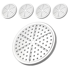 URBAN TERRACE 太陽花灑蓮蓬頭 圓形 白色, 5個, 單一商品