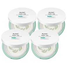 AHC 세이프온 마일드 선쿠션 SPF50+ PA++++, 25g, 4개