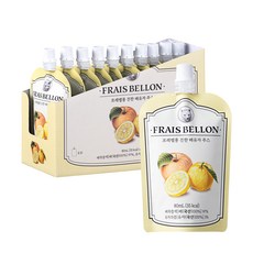 FRAIS BELLON 香醇水梨柚子汁, 80ml, 10包