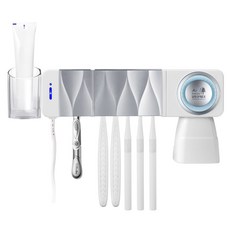 utoREX 完美護理除臭空氣淨化牙刷滅菌器, UTC-55AS, 銀色