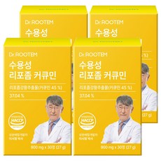 Dr.ROOTEM 水溶性脂質體薑黃素 27g, 4個, 30錠