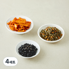 비움반찬 베스트 모둠반찬 매콤어묵볶음 160g + 콩자반 80g + 호두멸치볶음 60g 세트, 4세트