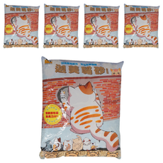 BOXCAT 國際貓家 迦美凝結除臭大球砂, 8kg, 5包, 除臭