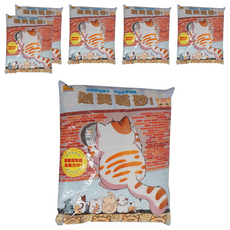 BOXCAT 國際貓家 迦美凝結除臭大球砂, 8kg, 6包, 除臭