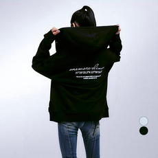 EL NEW 荷葉邊刻字 2WAY 連帽拉鍊