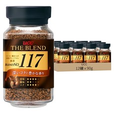 ucc THE BLEND 117即溶咖啡, 即溶咖啡粉, 90g, 12罐