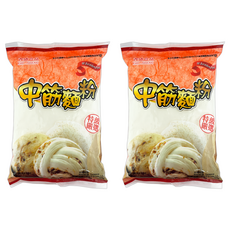 耆盛 麵粉 中筋, 1kg, 2包