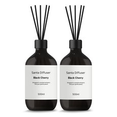 산타 대용량 디퓨저, 2개, 500ml, 블랙체리