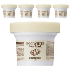 스킨푸드 에그 화이트 포어 마스크, 1개입, 5개