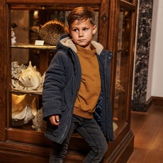 코코노코 아동용 골지 퍼 패딩