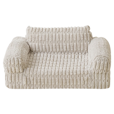 Woolly 波比寵物沙發, 淺灰色, 1個