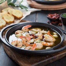 larva 圓形鑄鐵盤, 黑色, 1個