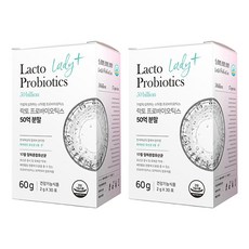 뉴트라라이프 락토 프로바이오틱스 50억 분말, 60g, 2개