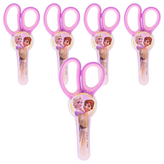 Sun-Star 兒童專用剪刀 迪士尼授權 刀片不易沾黏 附專用保護殼, 冰雪奇緣, 5個