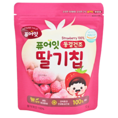 Pure Eat 水果乾 1歲以上, 草莓, 12g, 1包