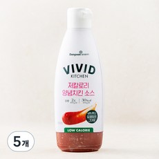 비비드키친 저칼로리 양념치킨 소스, 290g, 5개