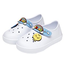 ABLE FACTORY 女童防滑彩虹MMLM魔鬼氈室內拖鞋