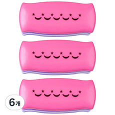 Allode 蕾絲壓花造型打洞器 4.5 cm, 6個, 05 微笑