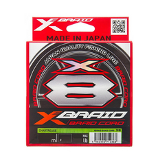 YGK X-BRAID CORD X8 300M 8股 PE線 單色 母線, 螢光綠, 1個