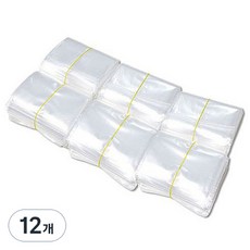 Invinyl 透明夾鏈袋 7 x 15 cm, 迷你(XS), 100個, 12個