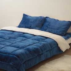 자시스 포근에어 플란넬 극세사 밀크터치 차렵이불