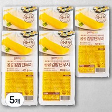 곰곰 김밥단무지, 400g, 5개