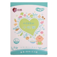 鈞媽御食堂 小寶 即食營養粥 小松粥, 大骨湯 米 小松菜 玉米 黑豬肉 地瓜, 150g, 3包