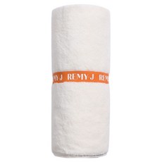 RemyJ Mochi 莫代爾天絲鬆緊帶浴巾 70 x 140 cm 650g 40支 + 盒裝, 1個, 象牙白
