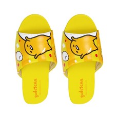 Sanrio 三麗鷗 蛋黃哥 成人用室內拖鞋 超人氣卡通聯名主題 材質輕量無負擔, 26cm, 氣球, 1雙