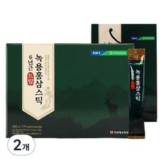 농협 드림녹용 홍삼스틱 30p + 쇼핑백, 450ml, 2개