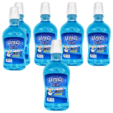 牙得安 專業護理漱口水, 沁涼清新薄荷配方, 無酒精添加, 6歲以上兒童適用, 680ml, 6瓶