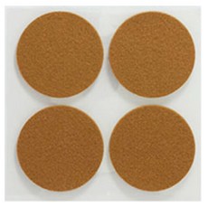 ALLDAY LAB 防噪音毛氈保護貼 圓形 棕色, 1個