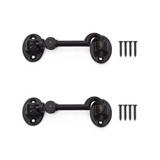 關節式玄關門閂 黑色, 2個