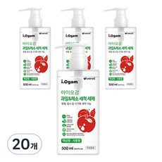 아이오감 과일&채소 세척세제 액상형, 20개, 500ml