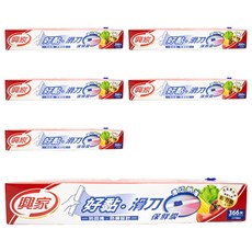 興家 好黏滑刀保鮮膜 防回捲防蟑設計, 30cm, 110m, 6盒