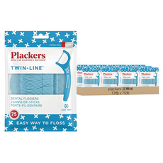 plackers 派樂絲 雙線倍潔亮白牙線棒, 5400支, 1箱