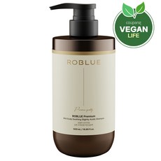 ROBLUE 舒緩淨化頭皮弱酸洗髮精, 1瓶, 500ml