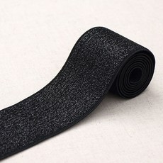 HAPPY BEARS 重金屬腰帶橡皮筋, 黑色的, 2包