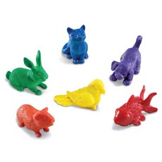 Learning Resources 動物造型數學學習玩具組 72入組, 1套