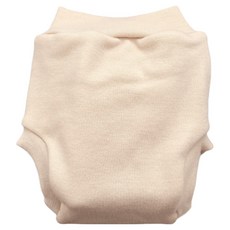 Babee Greens 美麗諾羊毛尿布兜 雙層100%美麗諾羊毛 通過Oeko-Tex 100認證, 1件, 原色