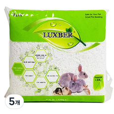 LUXBER 小動物專用紙棉 白色, 4.1L, 5개