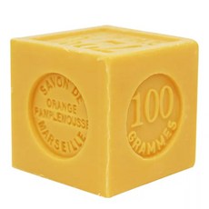 Theophile Berthon 方塊馬賽皂 橙柚香 強效清潔力, 100g, 1個