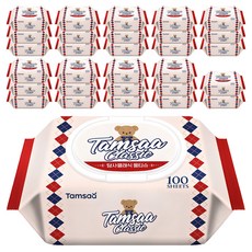 탐사 클래식 물티슈 캡형, 100매, 30개