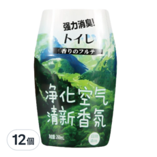 空氣清淨清新香氛, 浴室香氛套裝, 強力消臭, 日照森林香型, 260ml, 12個