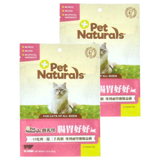 Pet Naturals 寶天然 腸胃好好貓嚼錠，一口吃到一億兩千萬個專利耐胃酸菌, 2罐, 消化益生菌, 30顆